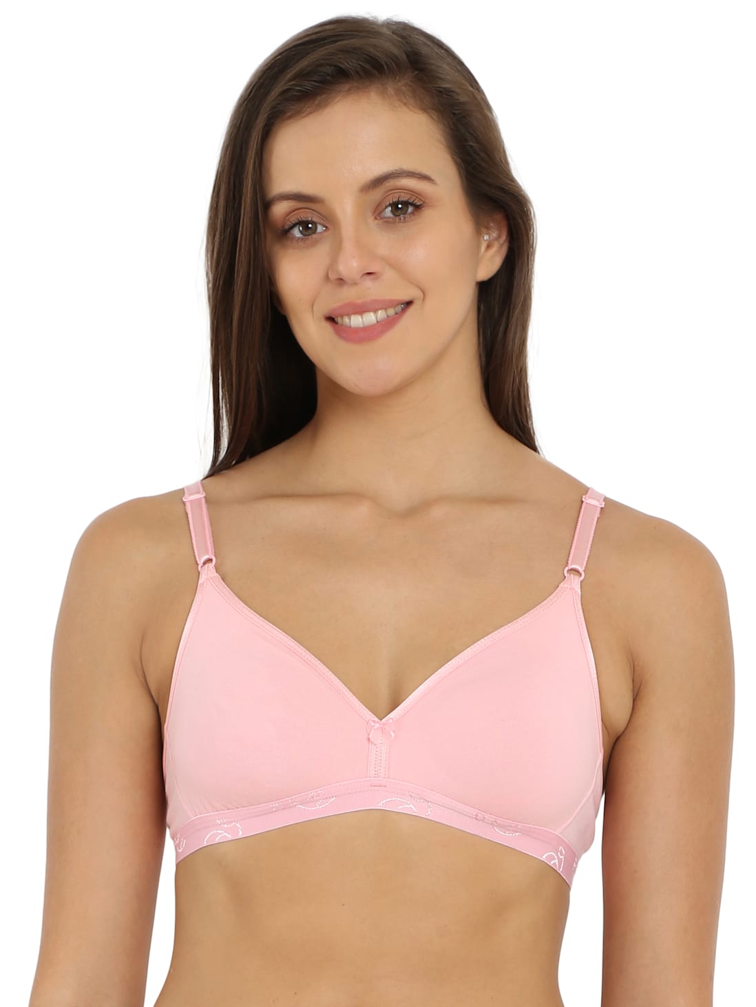 Jockey Women's Wirefree Non Padded Beginners Bra Bra- 1581 Snow White