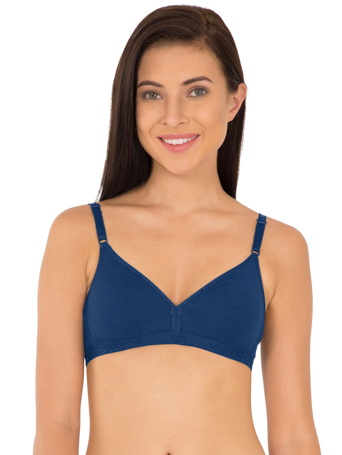 Jockey Women's Wirefree Non Padded Beginners Bra Bra- 1581 Snow White