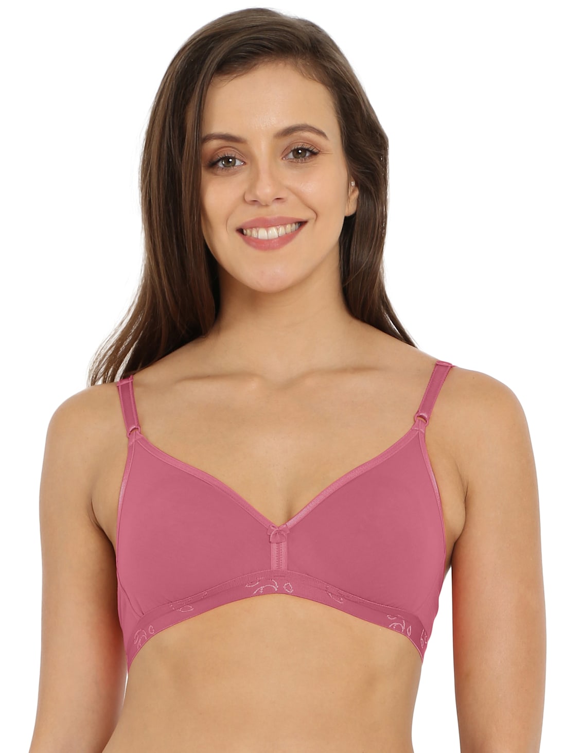 Jockey Women's Wirefree Non Padded Beginners Bra Bra- 1581 Snow White