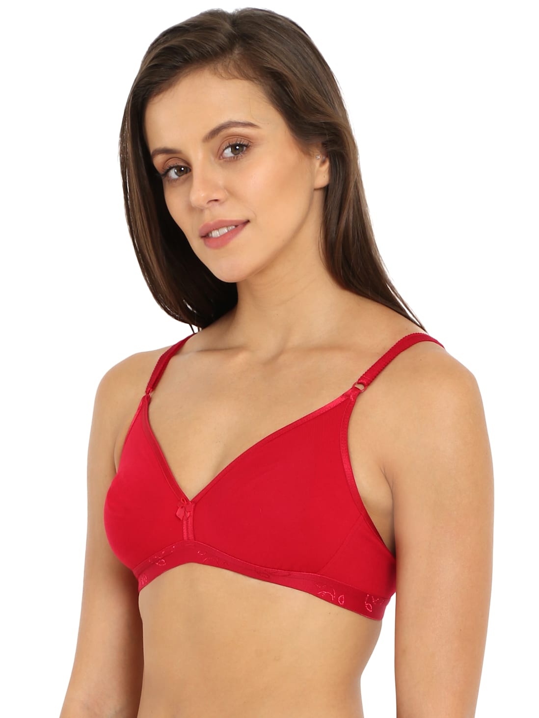 Jockey Women's Wirefree Non Padded Beginners Bra Bra- 1581 Snow White