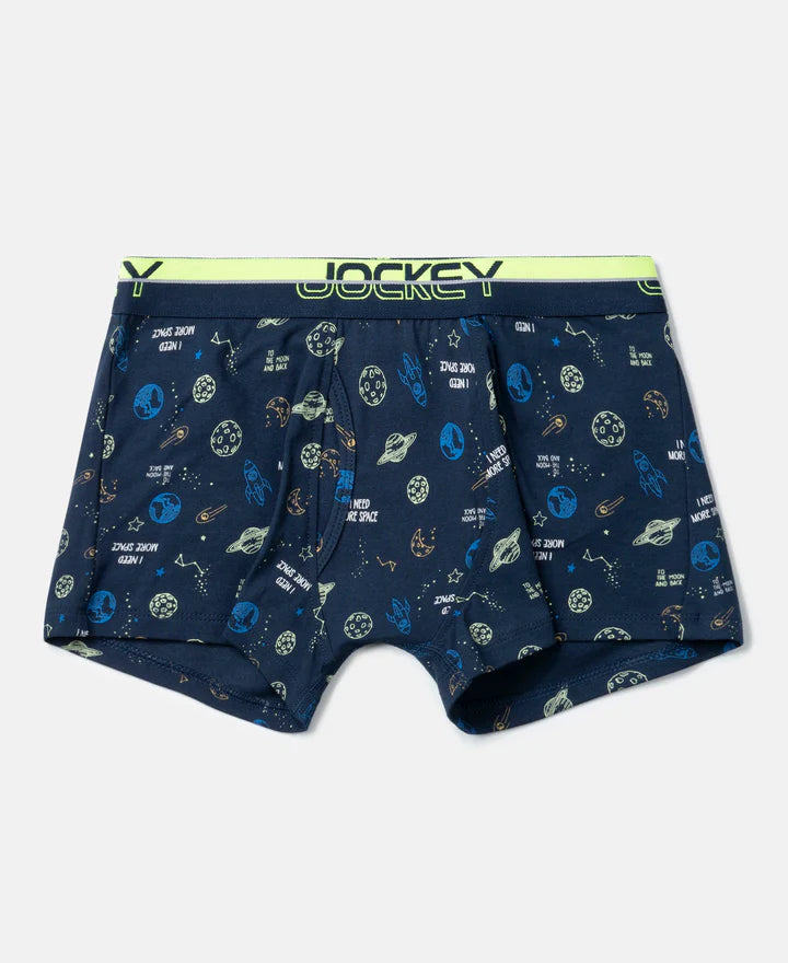 Jockey Juniors Boy's Printed Trunk- PB03