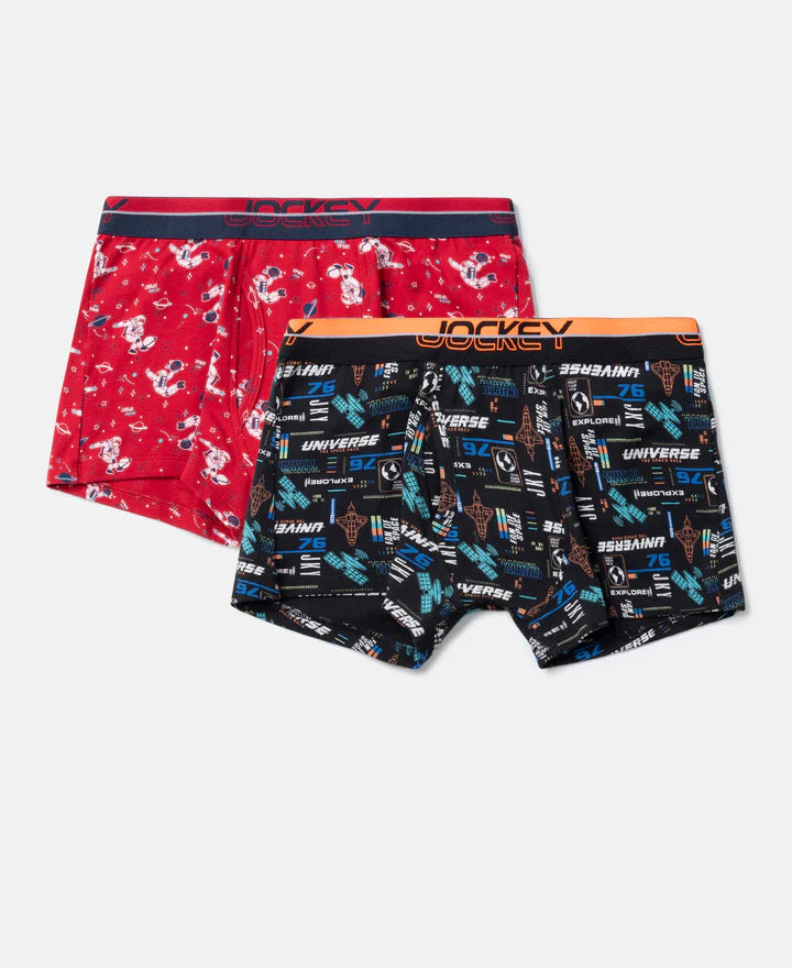 Jockey Juniors Boy's Printed Trunk- PB03