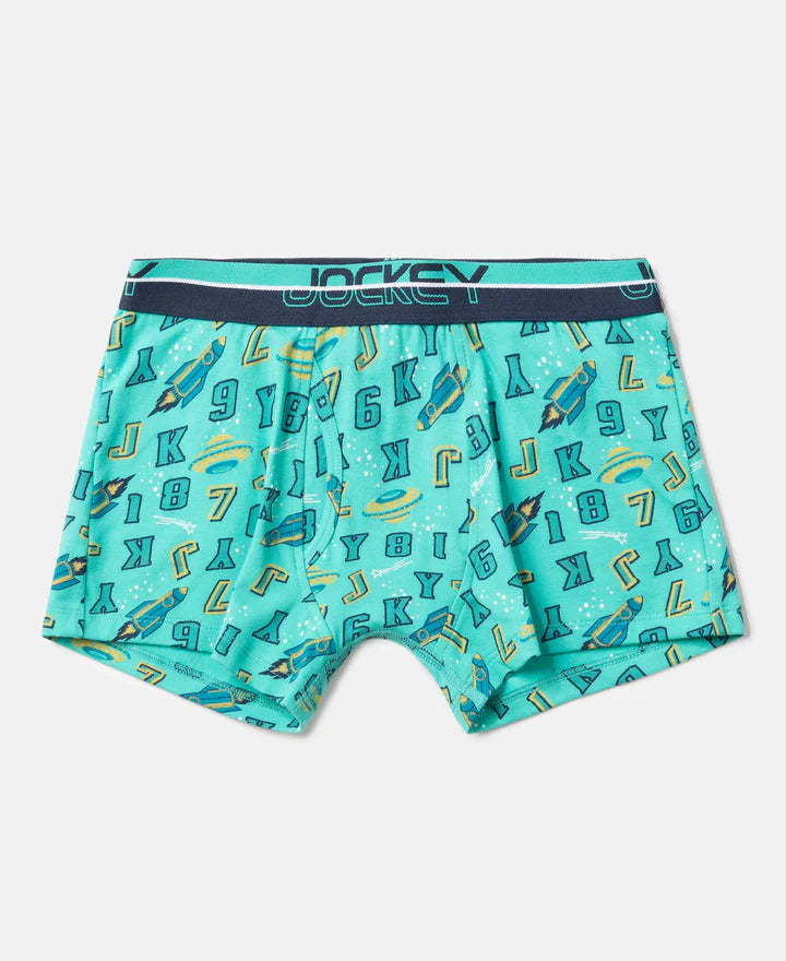 Jockey Juniors Boy's Printed Trunk- PB03