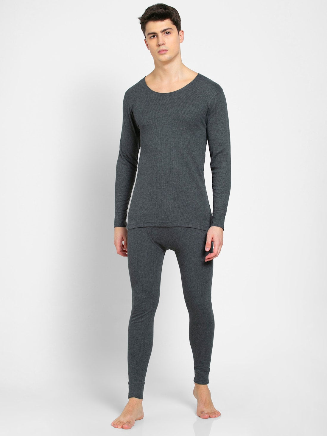 Jockey Men's Long Sleeve Vest (Thermals) - 2401