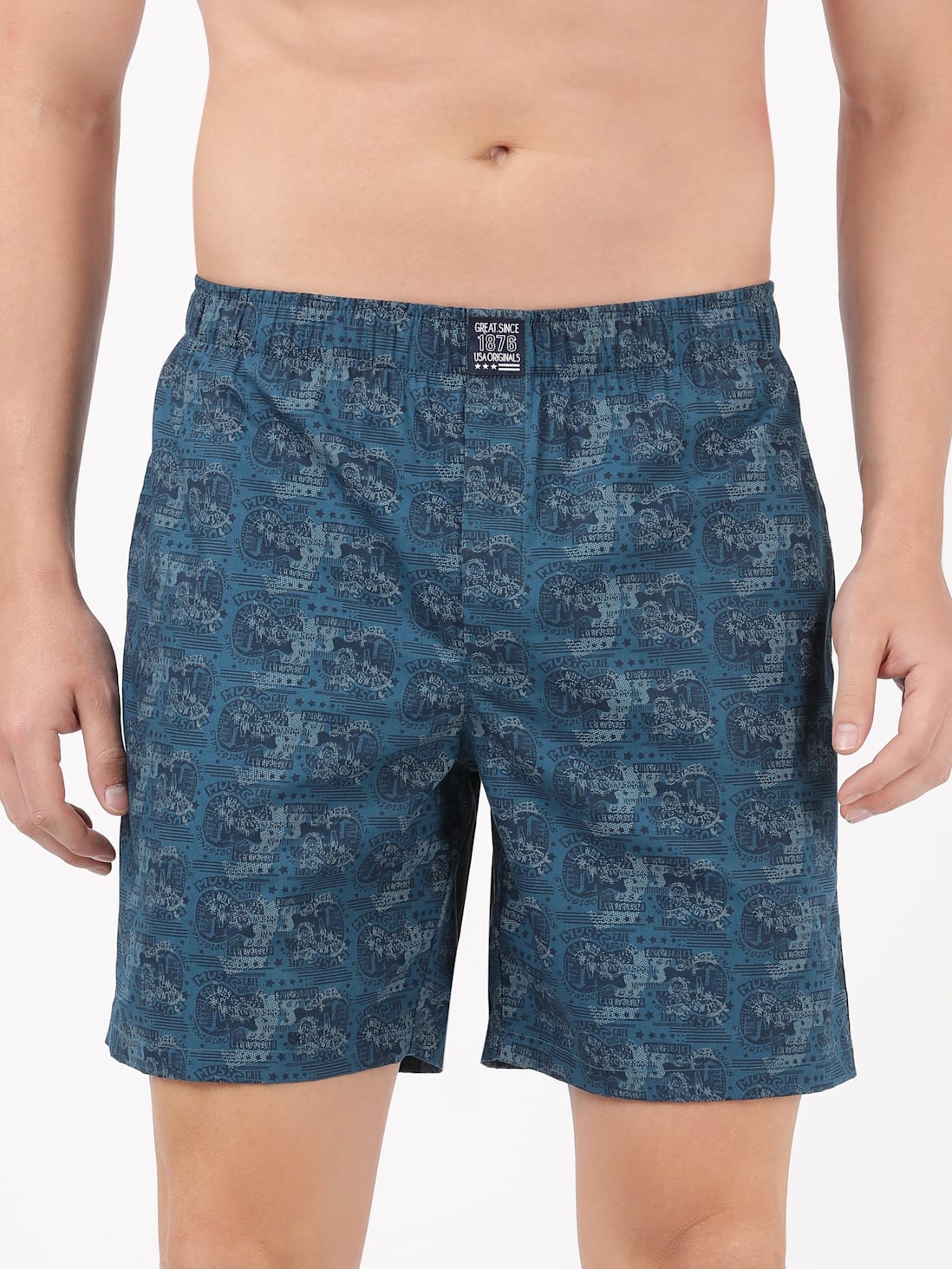 Jockey Men's Printed Boxer Shorts- US57