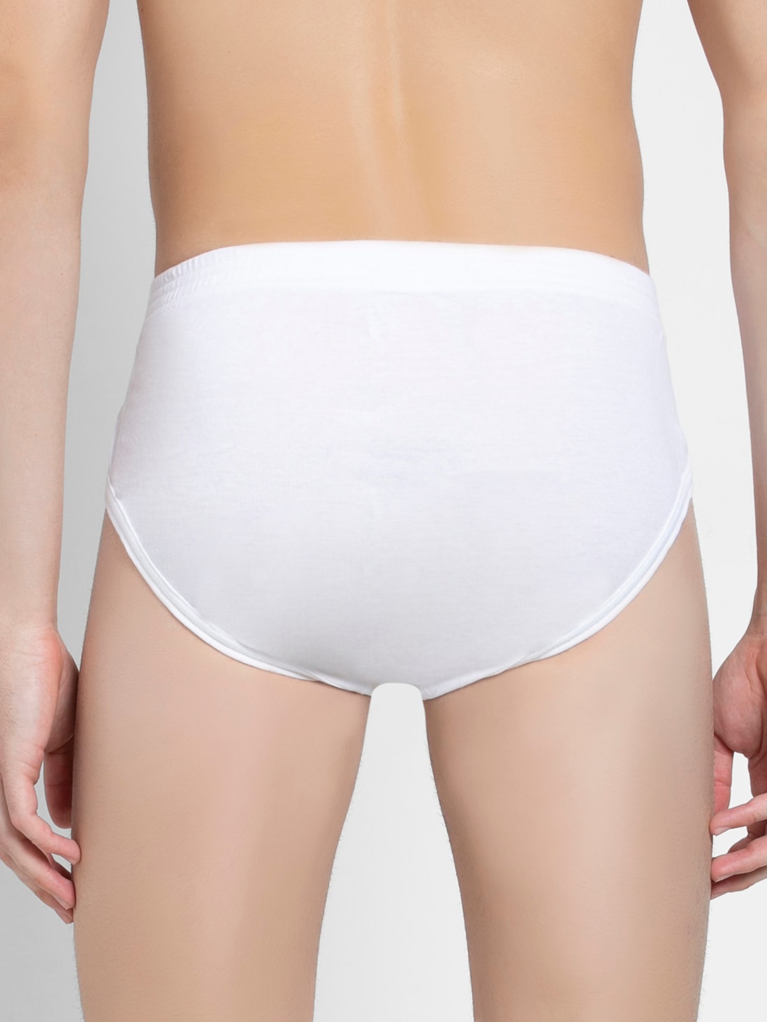 Jockey Men's Cotton Rib Solid Brief- 1009 (Pack Of 2)