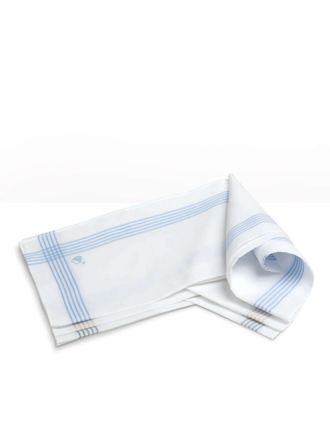 Jockey Striped Border Handkerchief- HK02 (Pack of 3) OLD