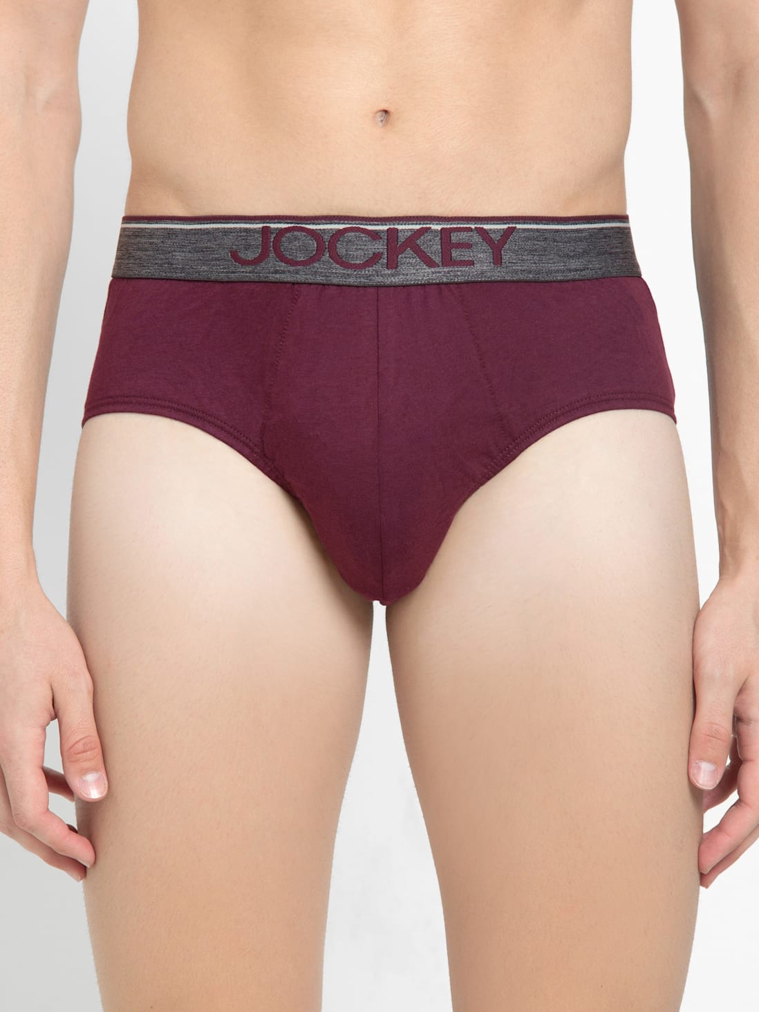 Jockey Men's Combed Cotton Solid Brief- 8037
