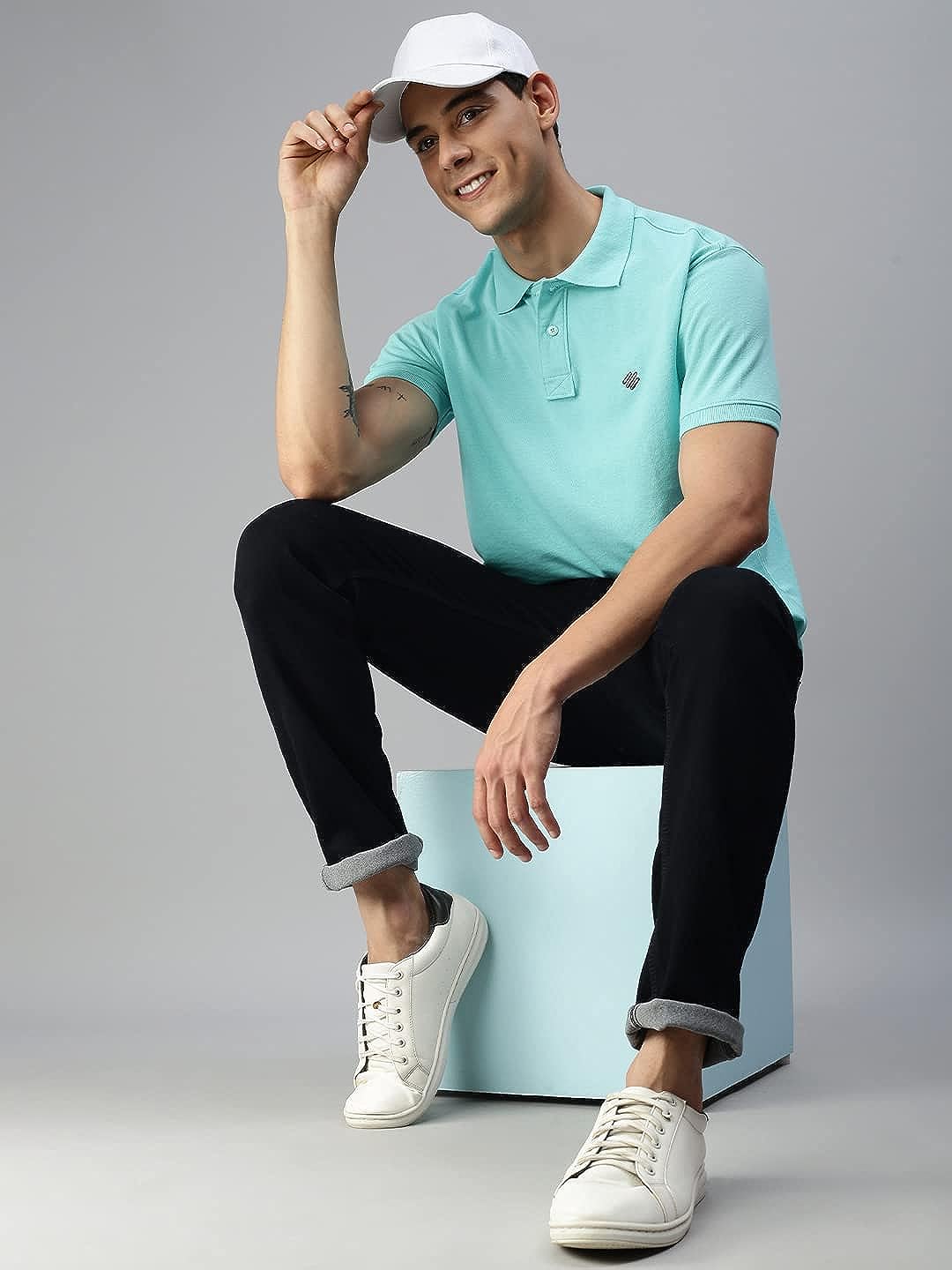 ONN Solid Polo T-Shirt Without Pocket- NC 431