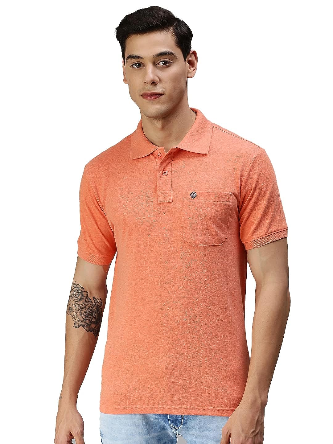 ONN Solid Polo T-Shirt With Pocket- NC 432 (2XL)