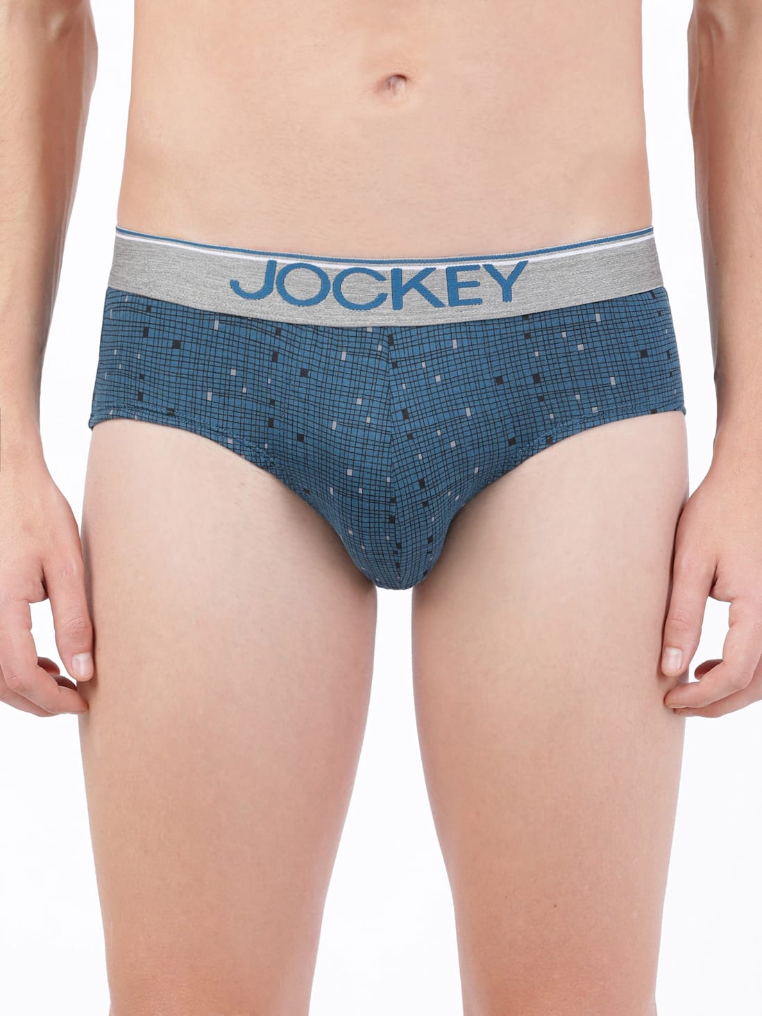 Jockey Men's Printed Brief with Ultrasoft Waistband- MC09 Single