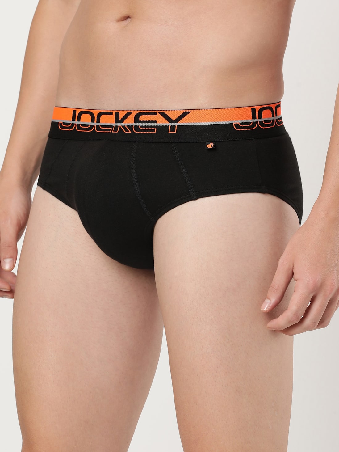 Jockey Men's Cotton Solid Brief- FP01