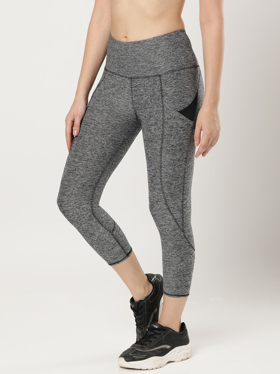 Jockey Women's Dry Fit Capri with Side Pockets- MW13