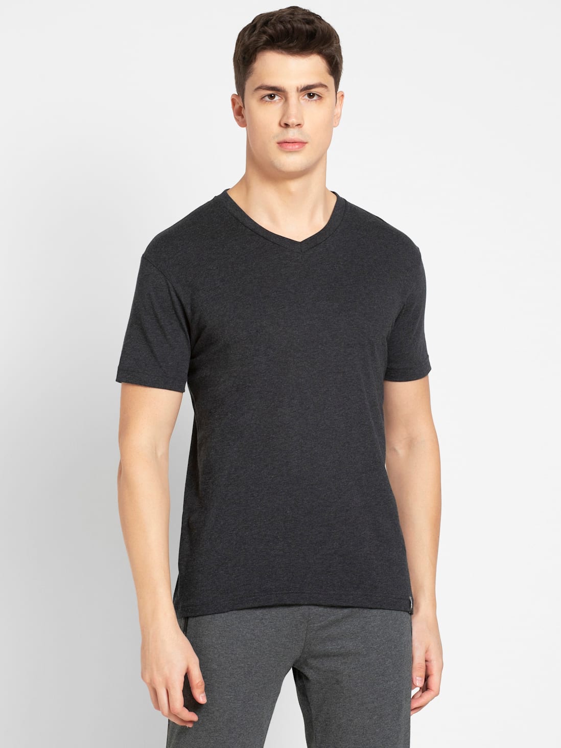 Jockey Men's V-neck Half Sleeve T-Shirt- 2726