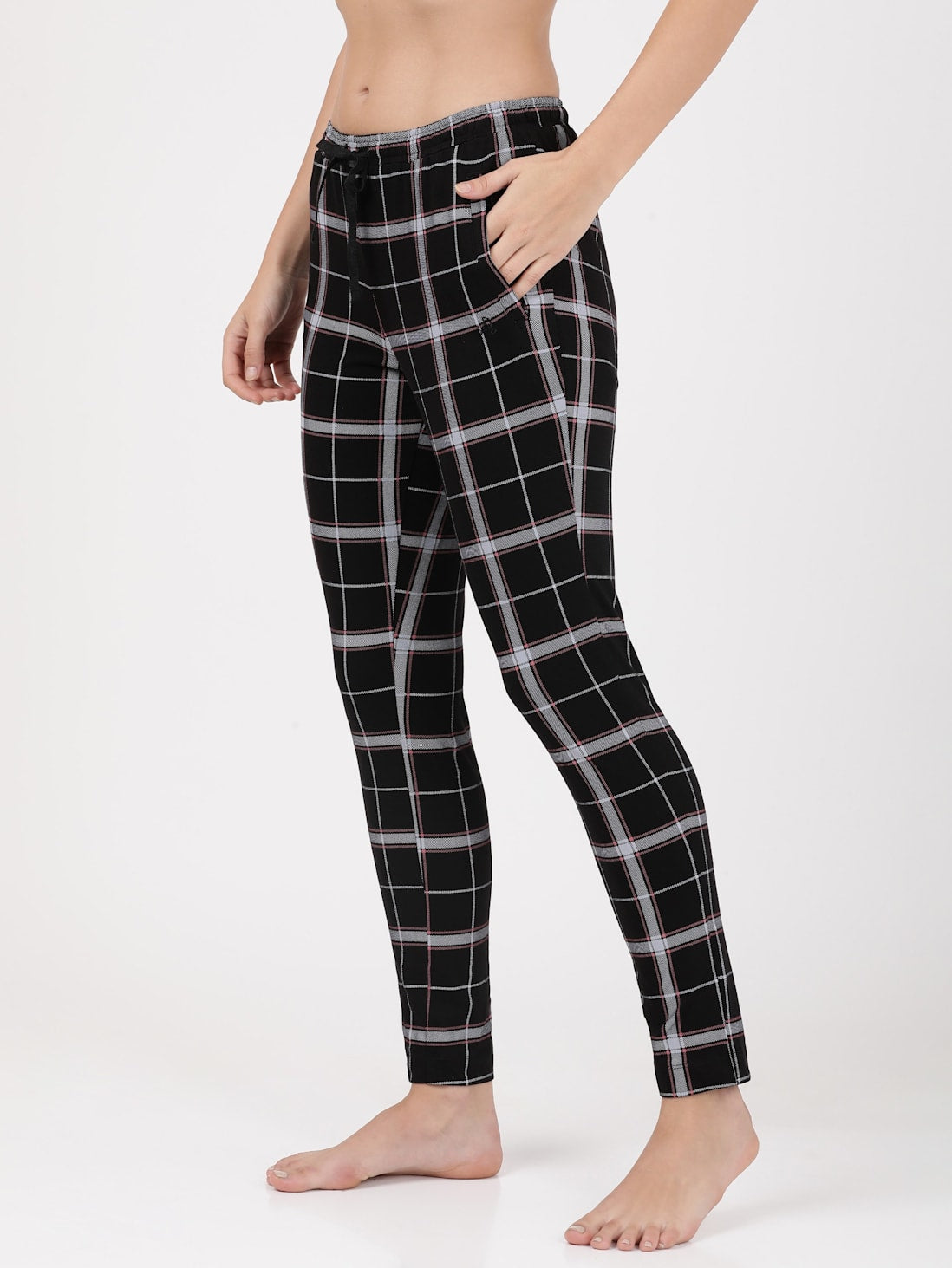 Jockey Women's Printed Pyjama with Side Pockets- RX47