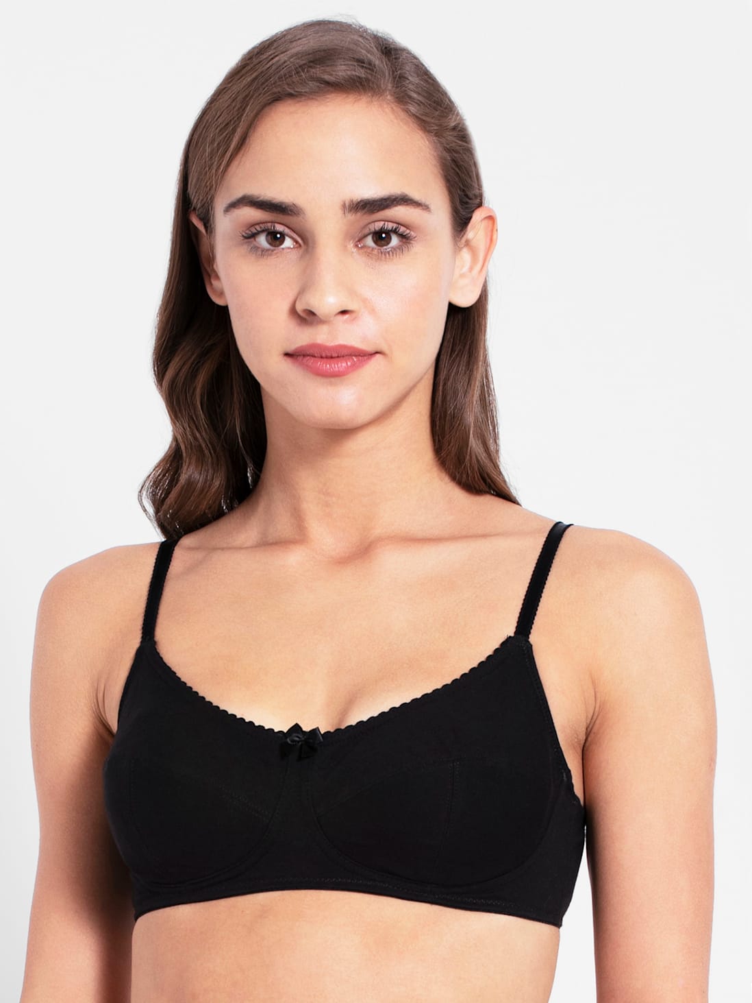 Jockey Women's Wirefree Non Padded Full Coverage Bra- 1615