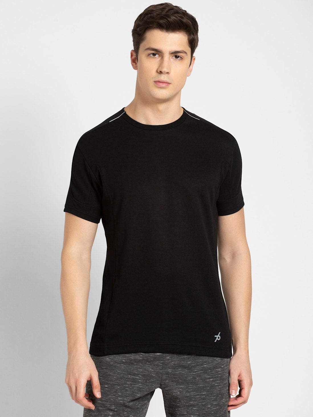 Jockey Men's Dry Fit Round Neck Half Sleeve T-Shirt- MV01