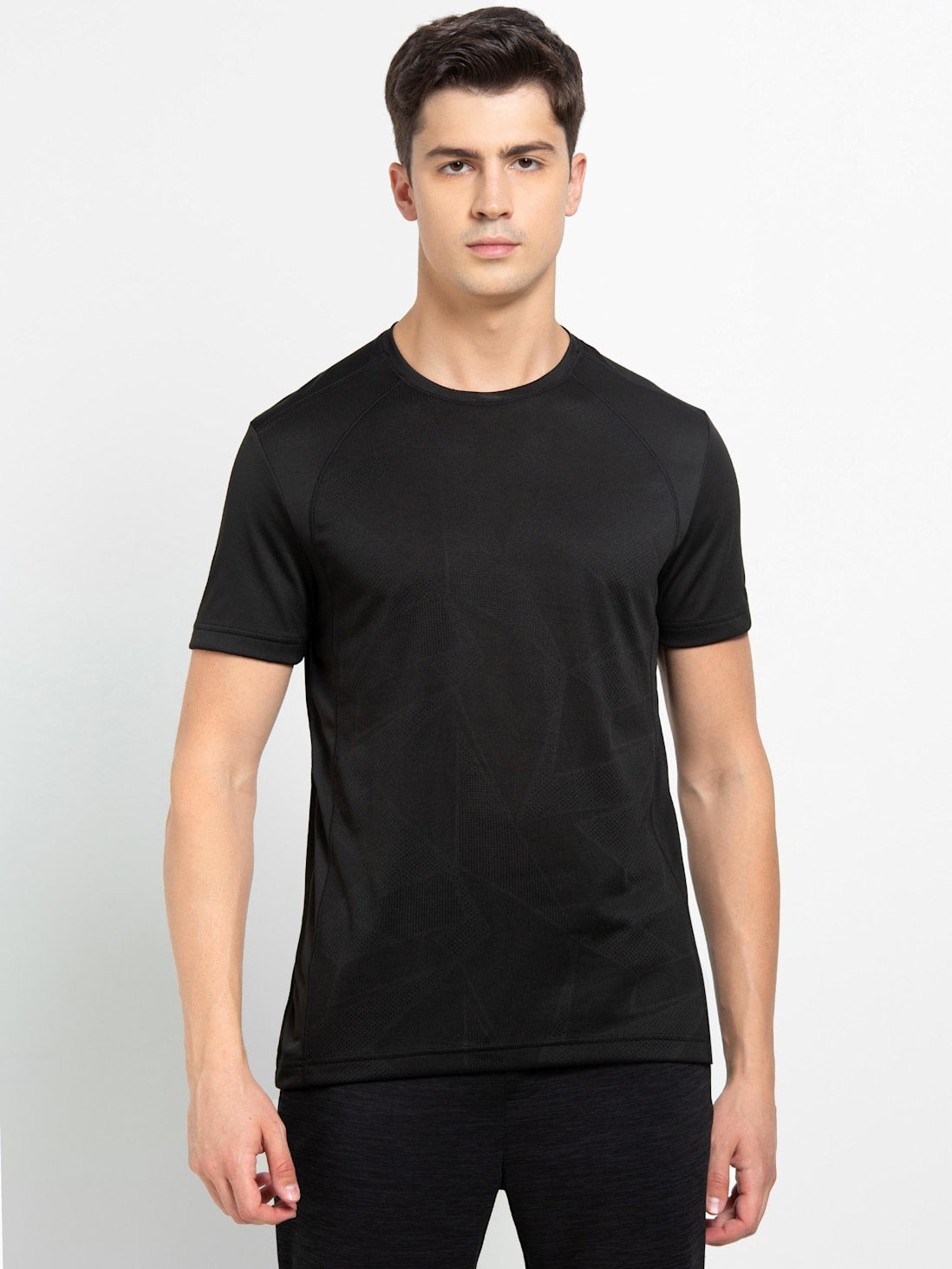 Jockey Men's Dry Fit Round Neck Half Sleeve T-Shirt- MV15
