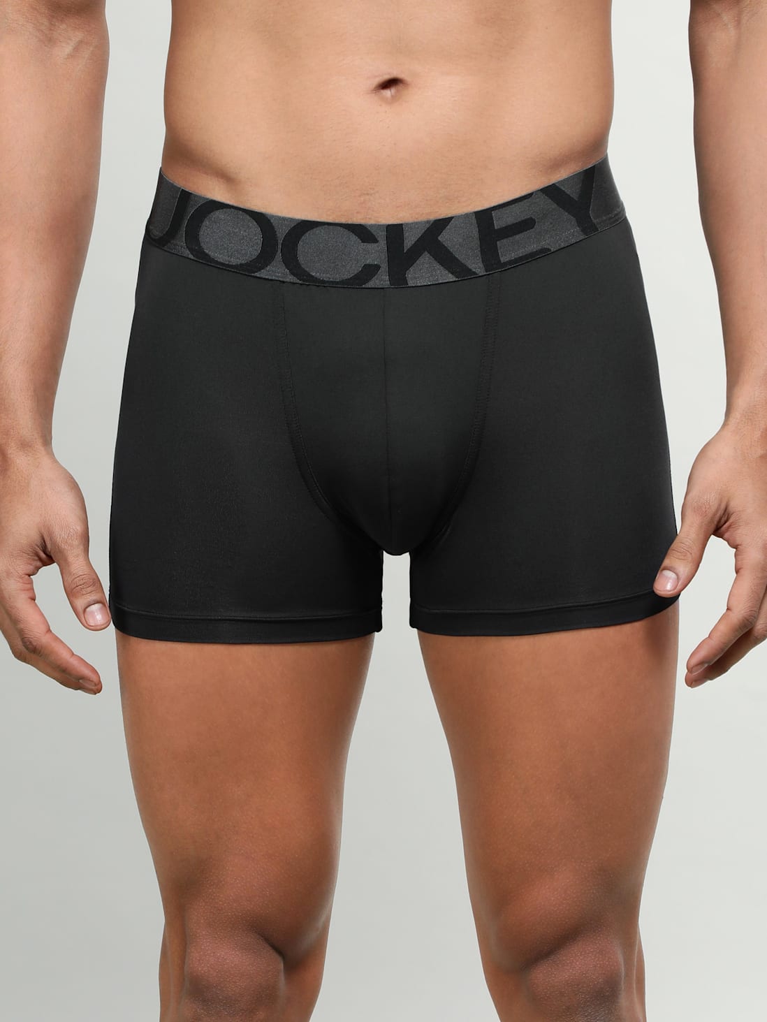 Jockey Men's Dry Fit Solid Trunk- IC28
