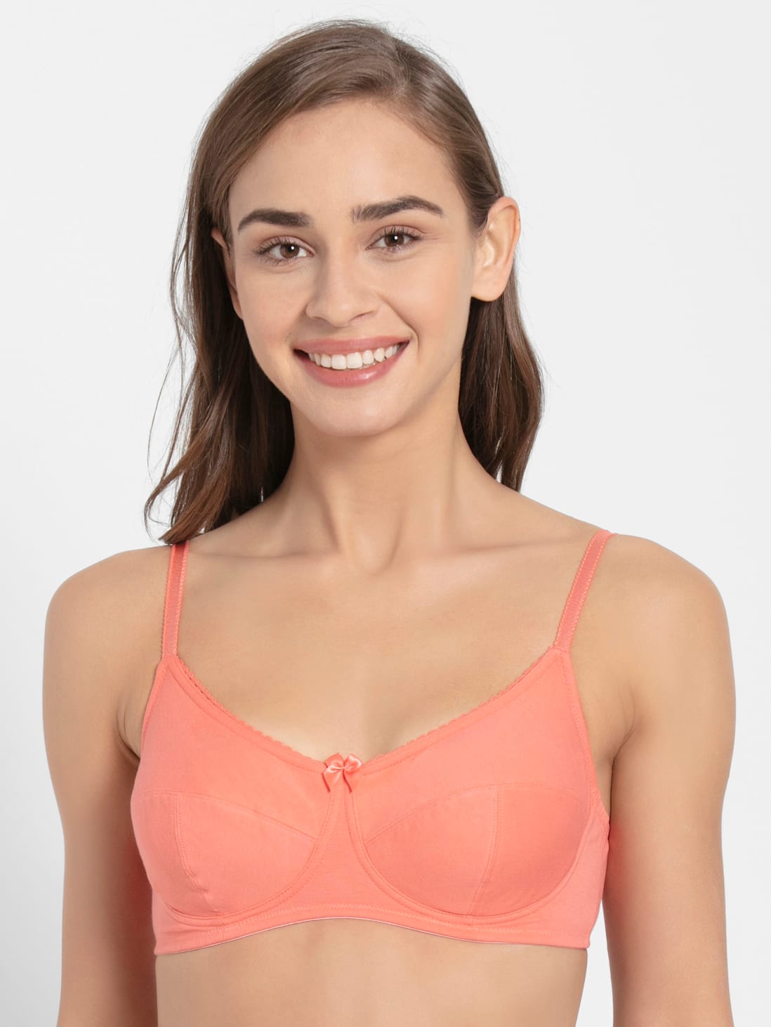 Jockey Women's Wirefree Non Padded Full Coverage Bra- 1615