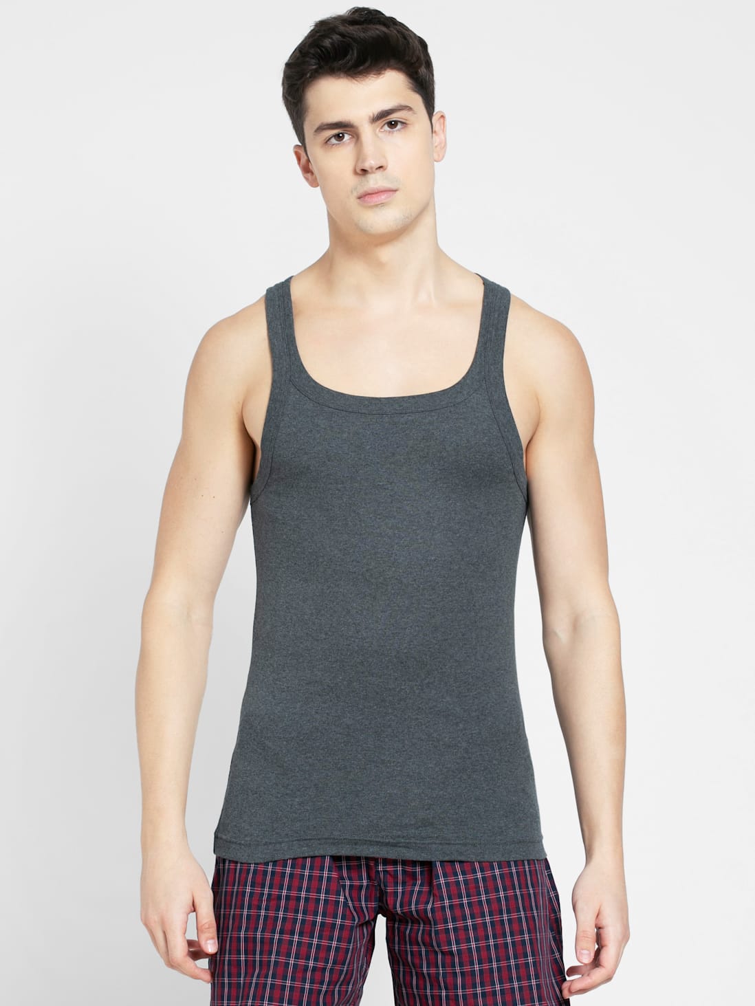 Jockey Men's Square Neckline Gym Vest- US26
