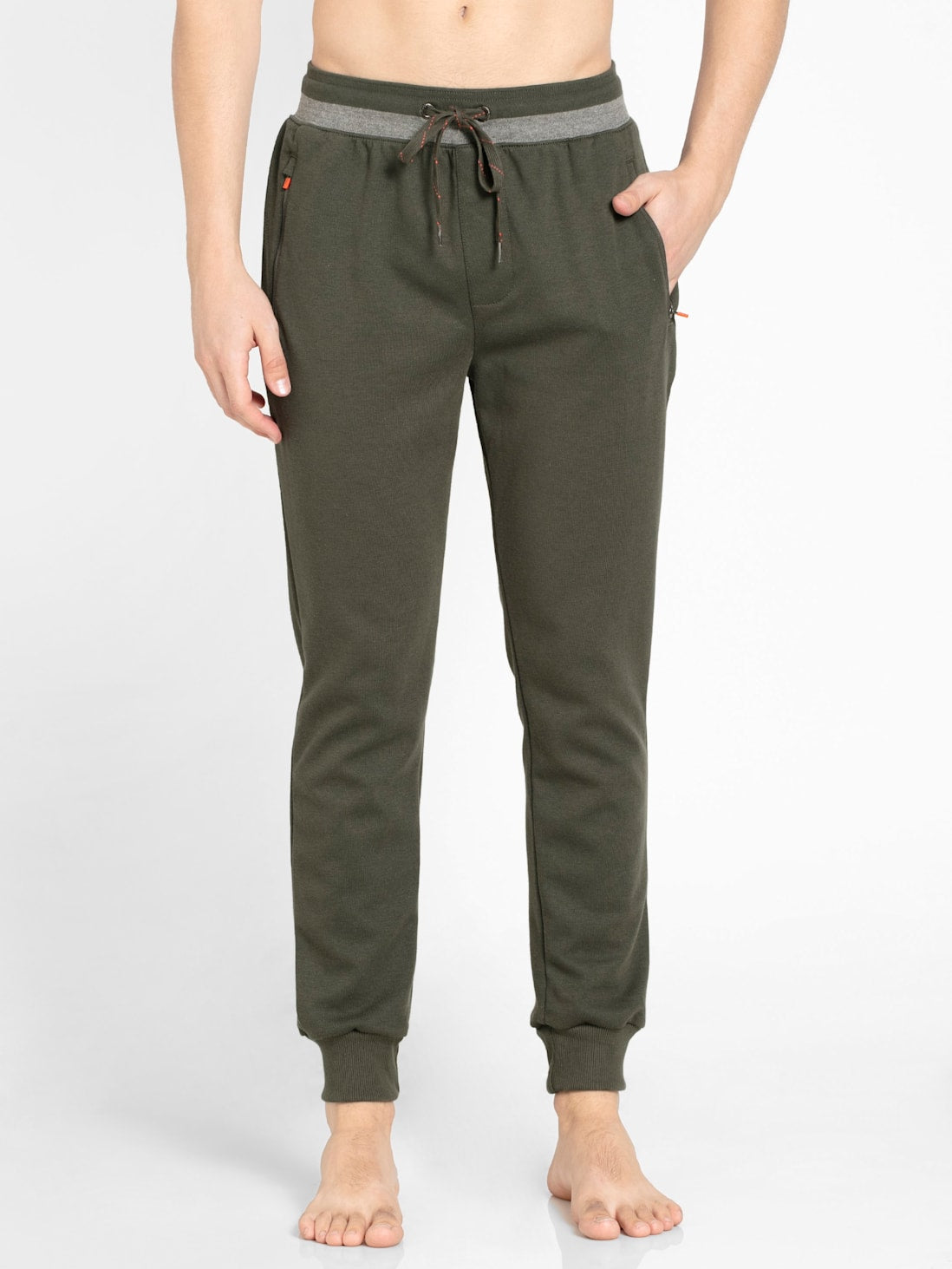 Jockey Men's Joggers with Zipper Pockets- AM05