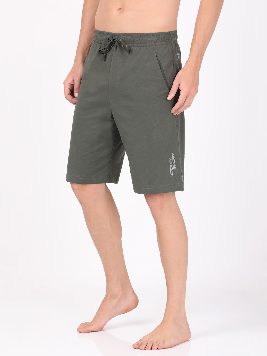 Jockey Men's Solid Shorts Regular Fit-SP26