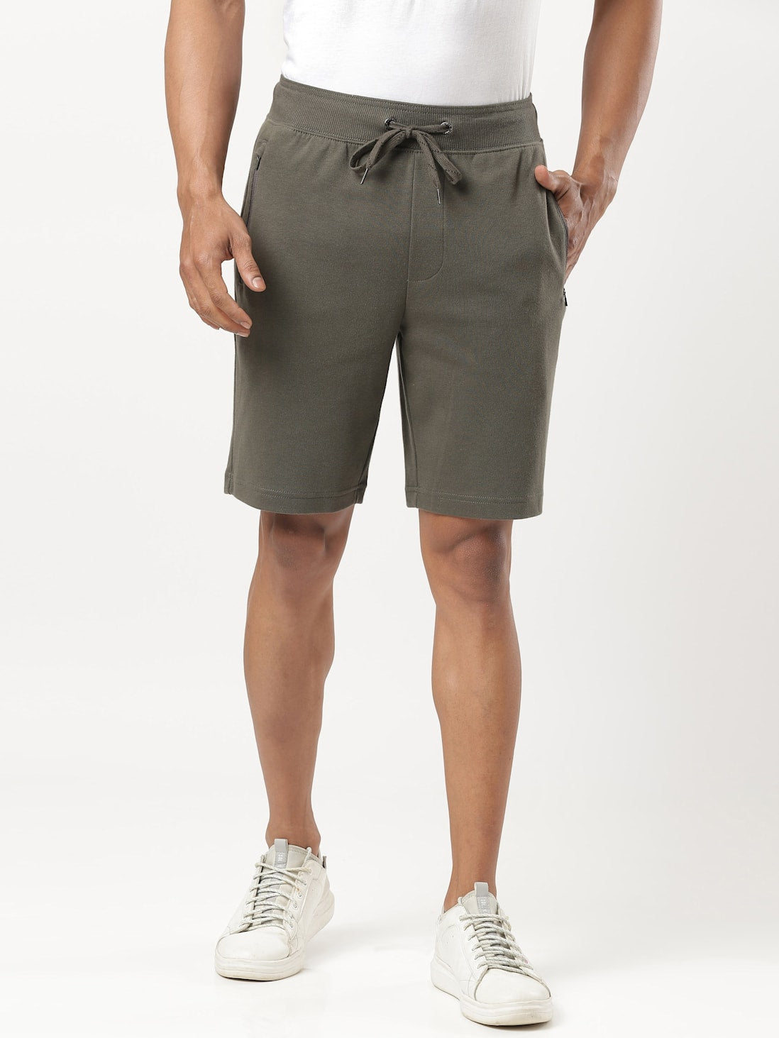 Jockey Men's Shorts with Zipper Pockets- AM14