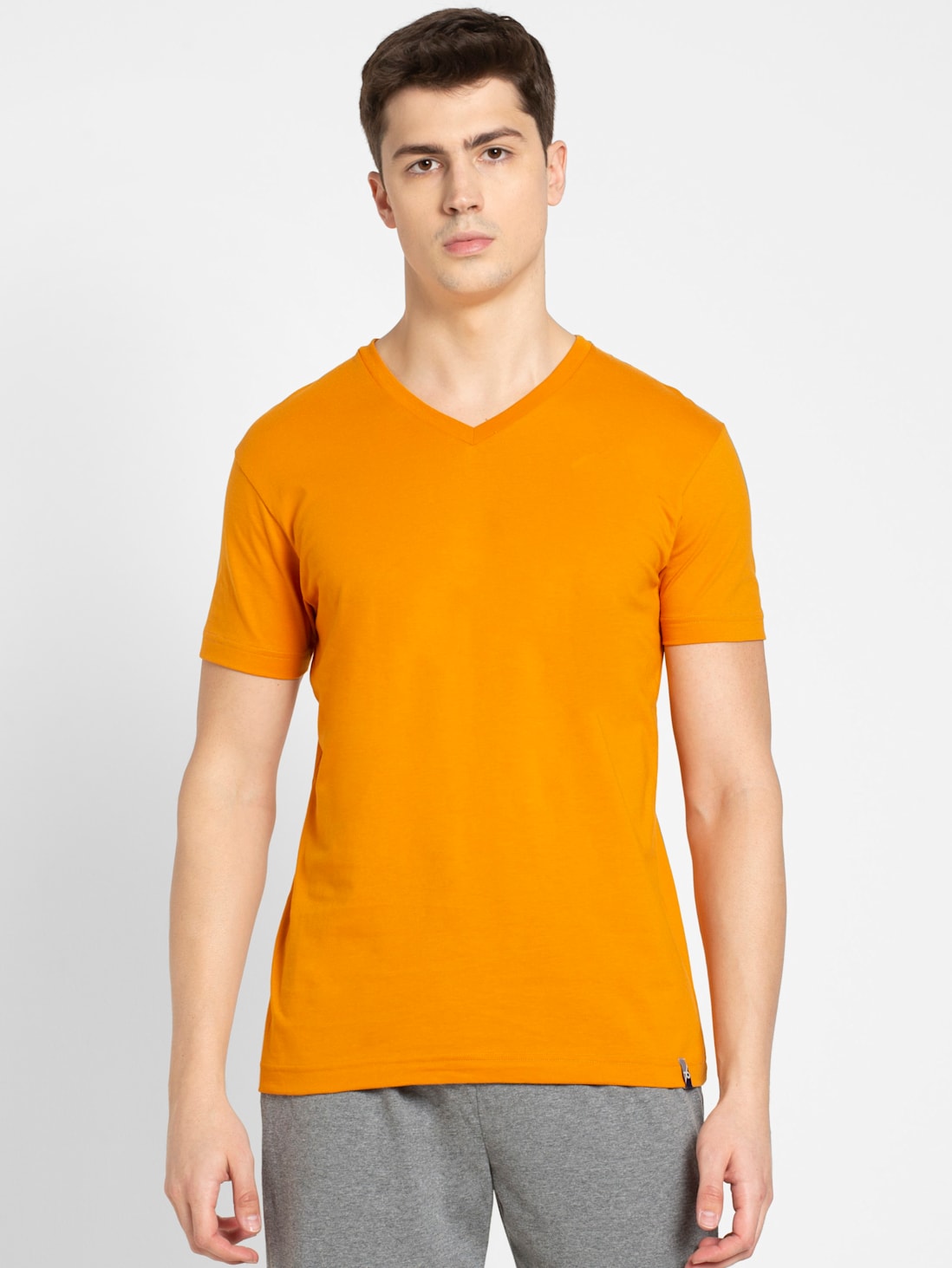 Jockey Men's V-neck Half Sleeve T-Shirt- 2726