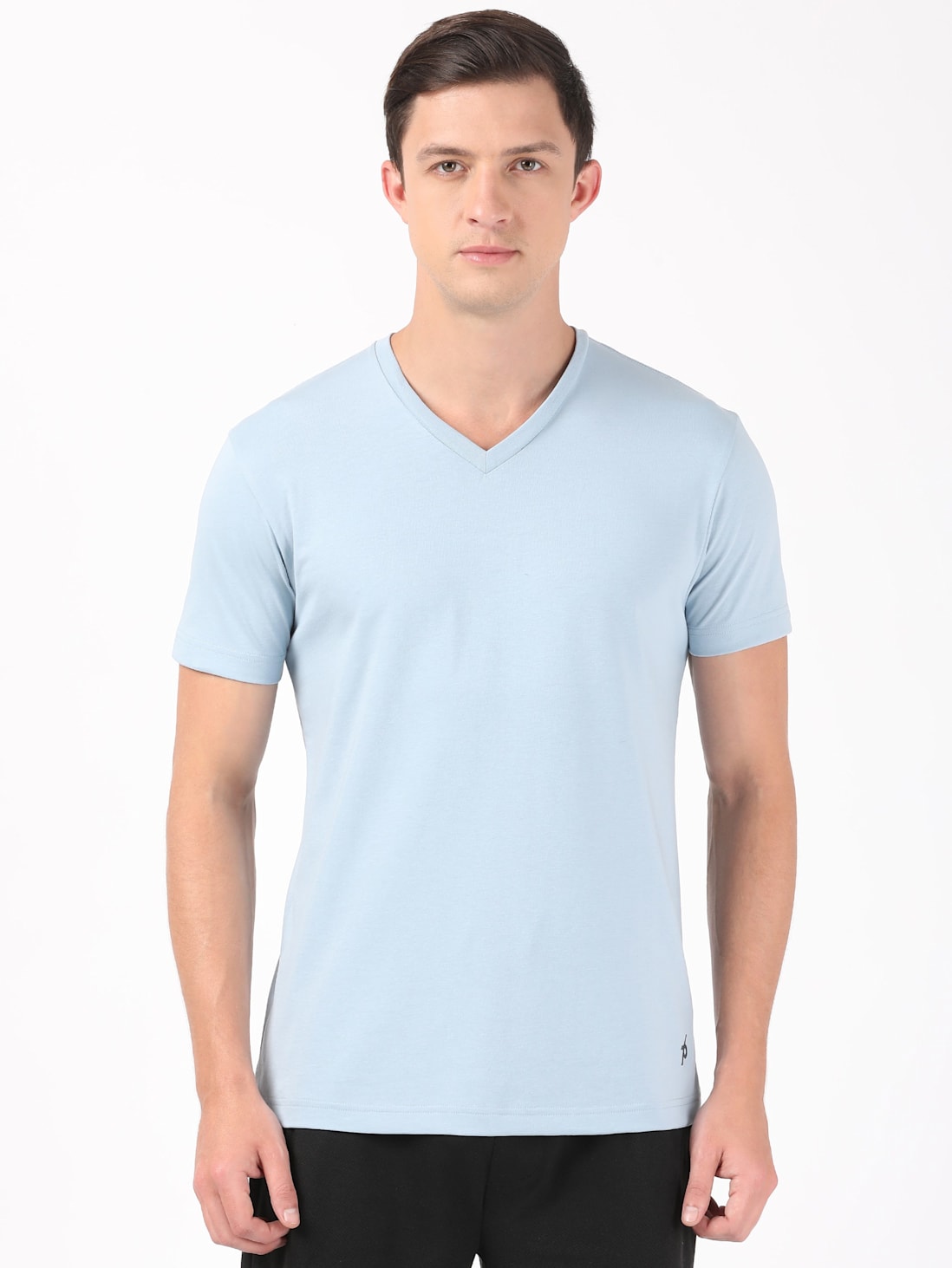Jockey Men's V-neck Half Sleeve T-Shirt- 2726