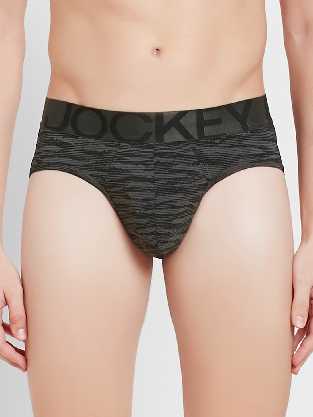 Jockey Men's Dry Fit Printed Brief- IC29