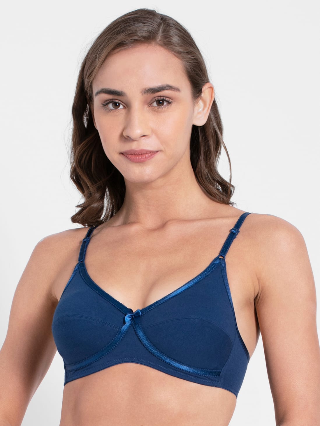 Jockey Women's Wirefree Non Padded Cross Over Bra- 1242