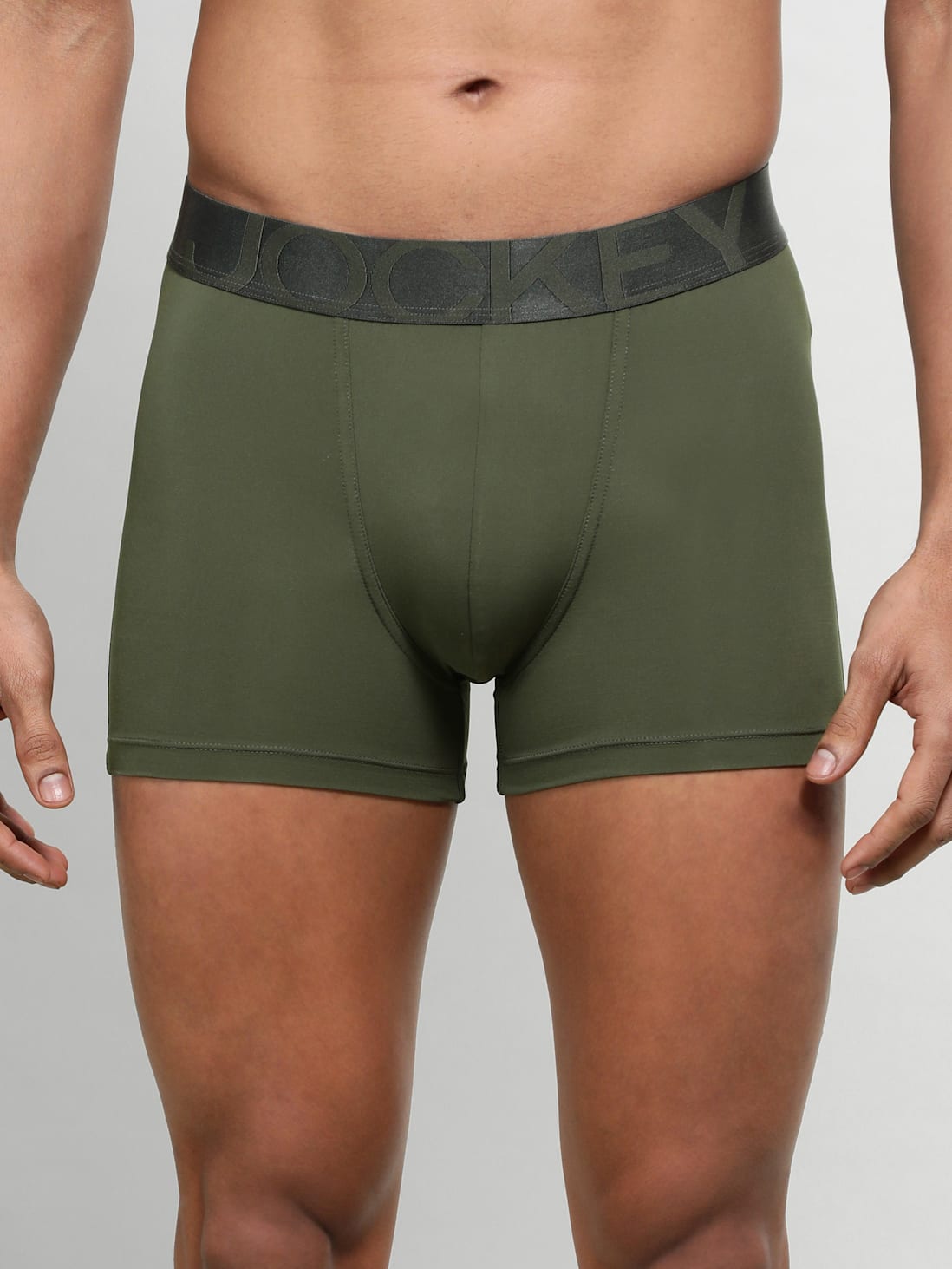 Jockey Men's Dry Fit Solid Trunk- IC28