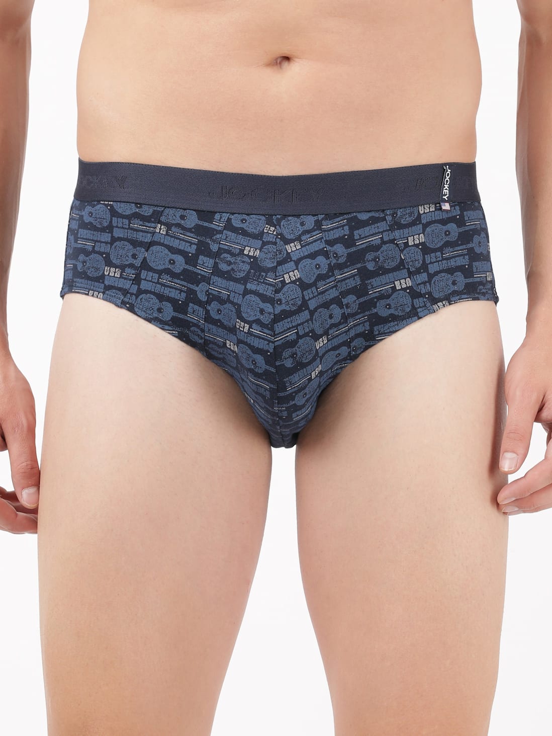 Jockey Men's Cotton Printed Brief- US52