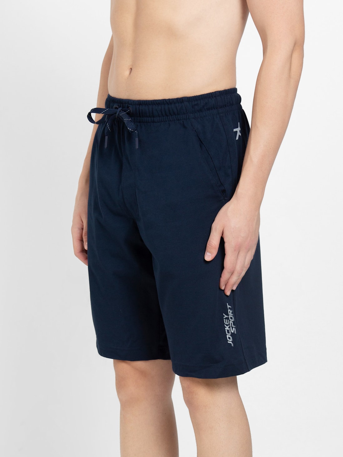 Jockey Men's Solid Shorts Regular Fit-SP26