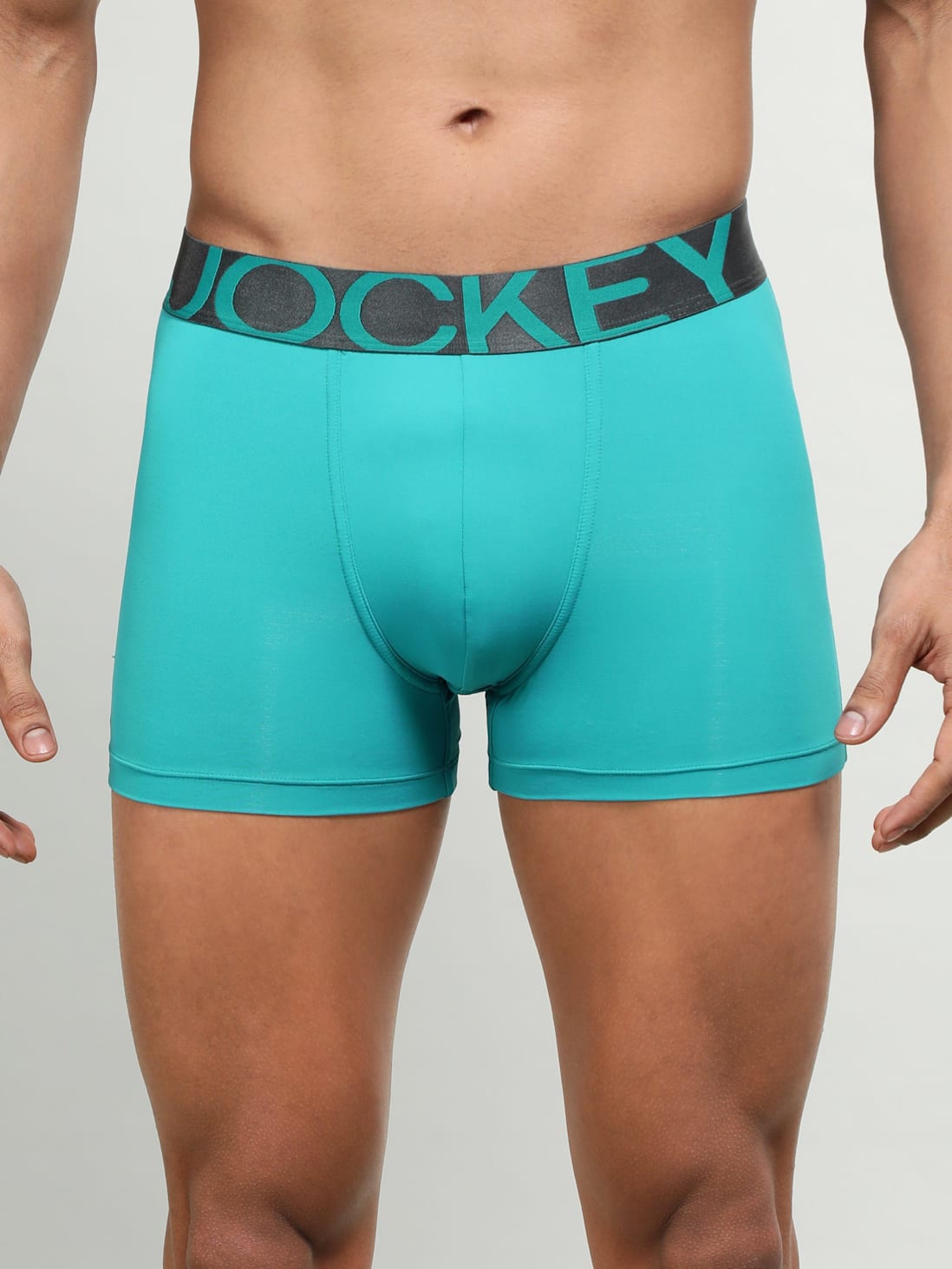 Jockey Men's Dry Fit Solid Trunk- IC28
