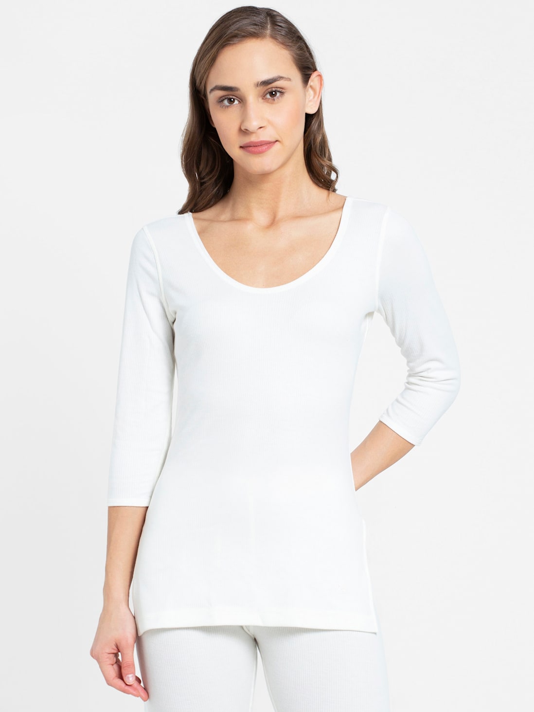 Jockey Women's Three Quarter Sleeve Thermal Top- 2503