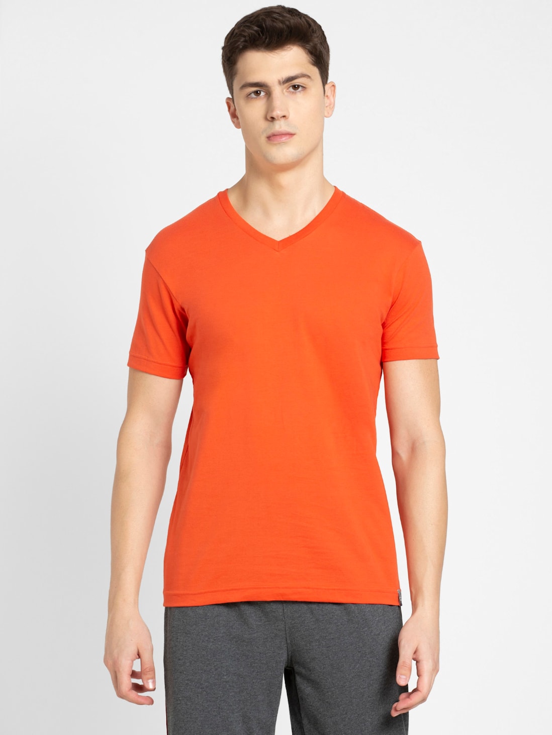 Jockey Men's V-neck Half Sleeve T-Shirt- 2726