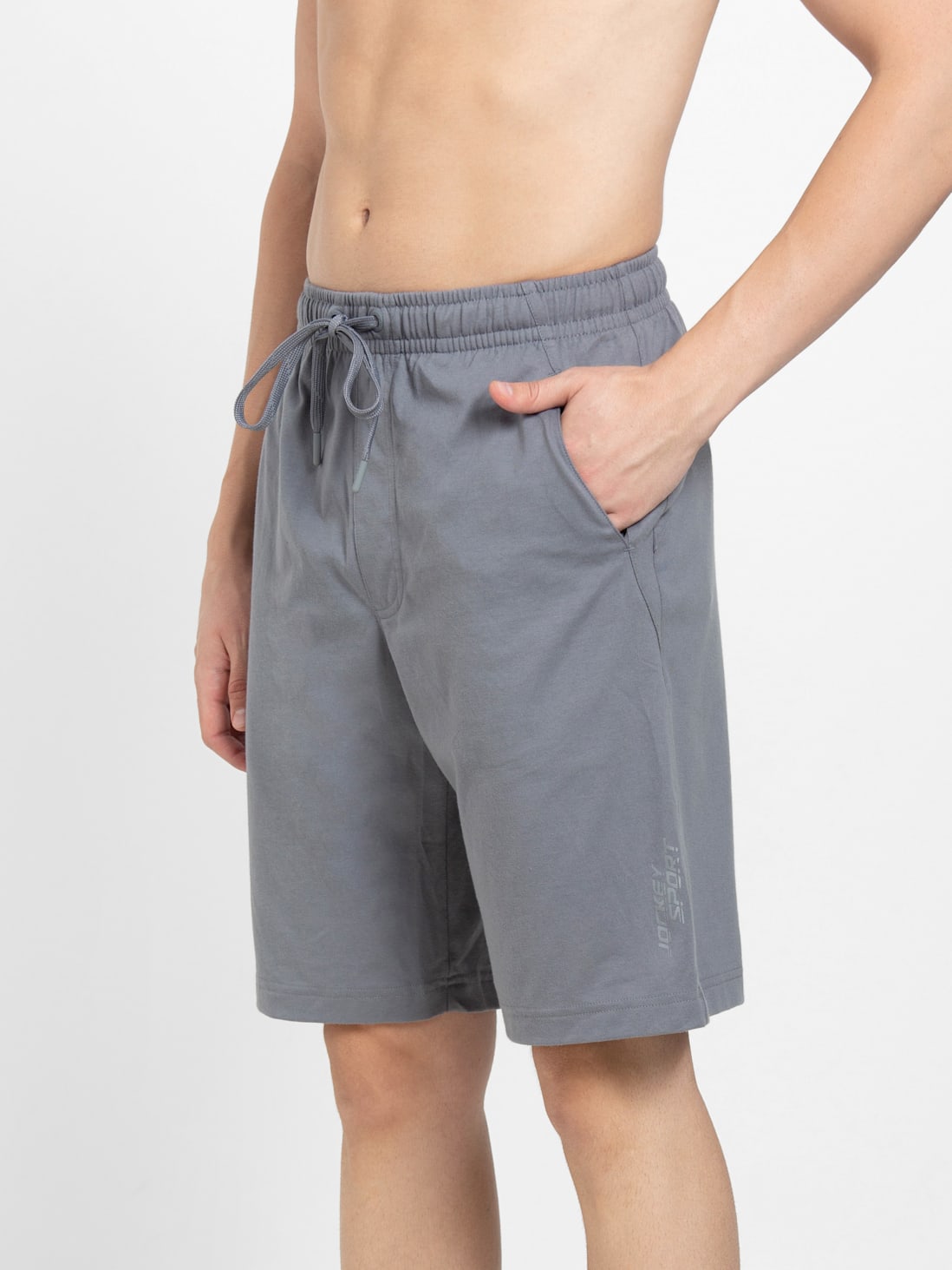 Jockey Men's Solid Shorts Regular Fit-SP26