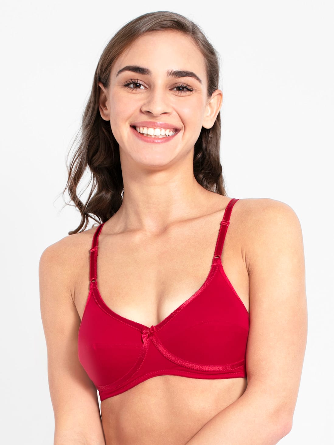 Jockey Women's Wirefree Non Padded Cross Over Bra- 1242