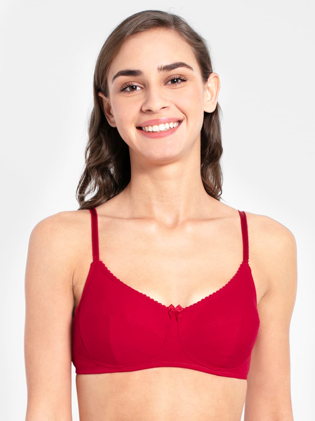 Jockey Women's Wirefree Non Padded Full Coverage Bra- 1615
