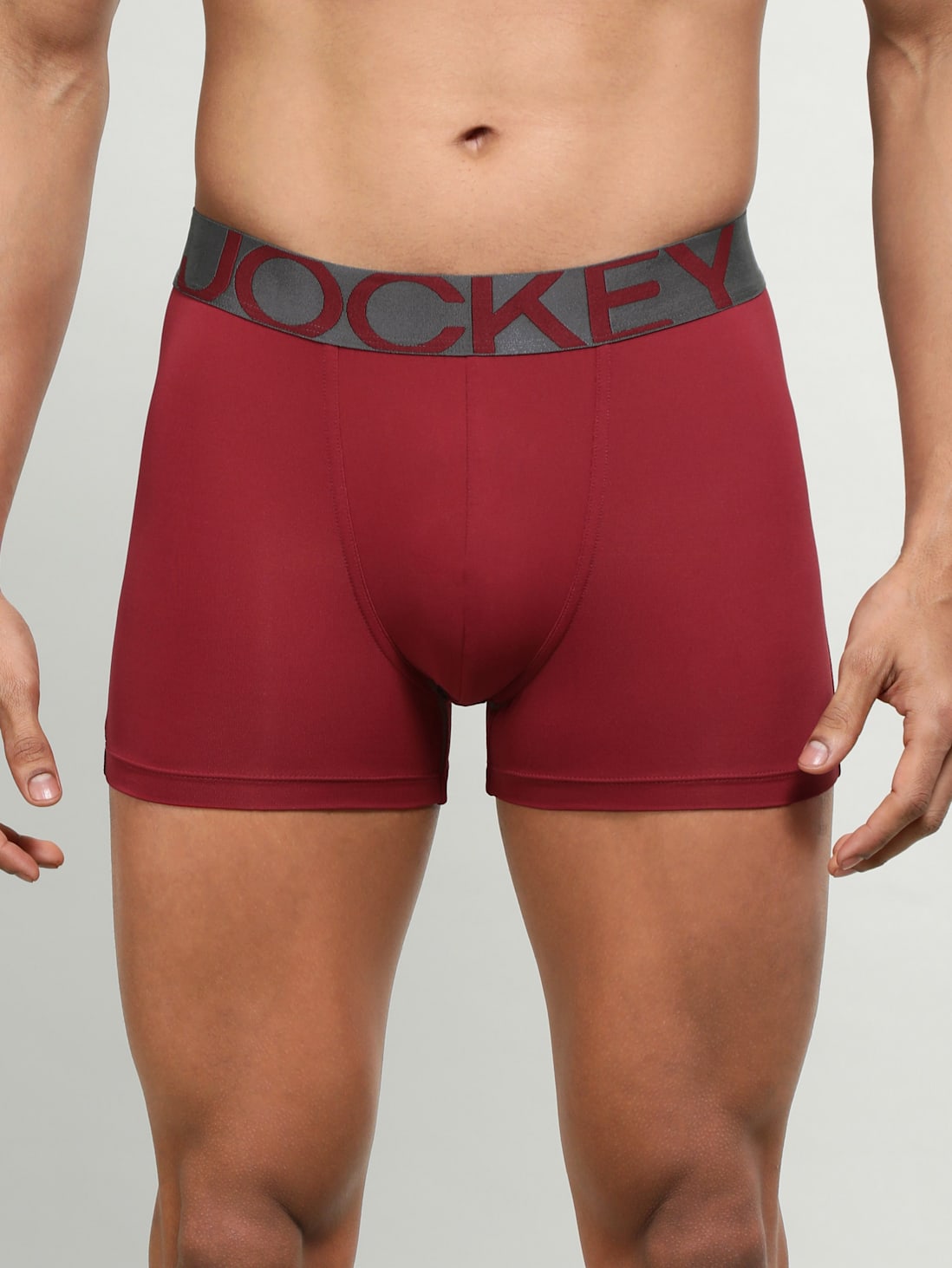 Jockey Men's Dry Fit Solid Trunk- IC28