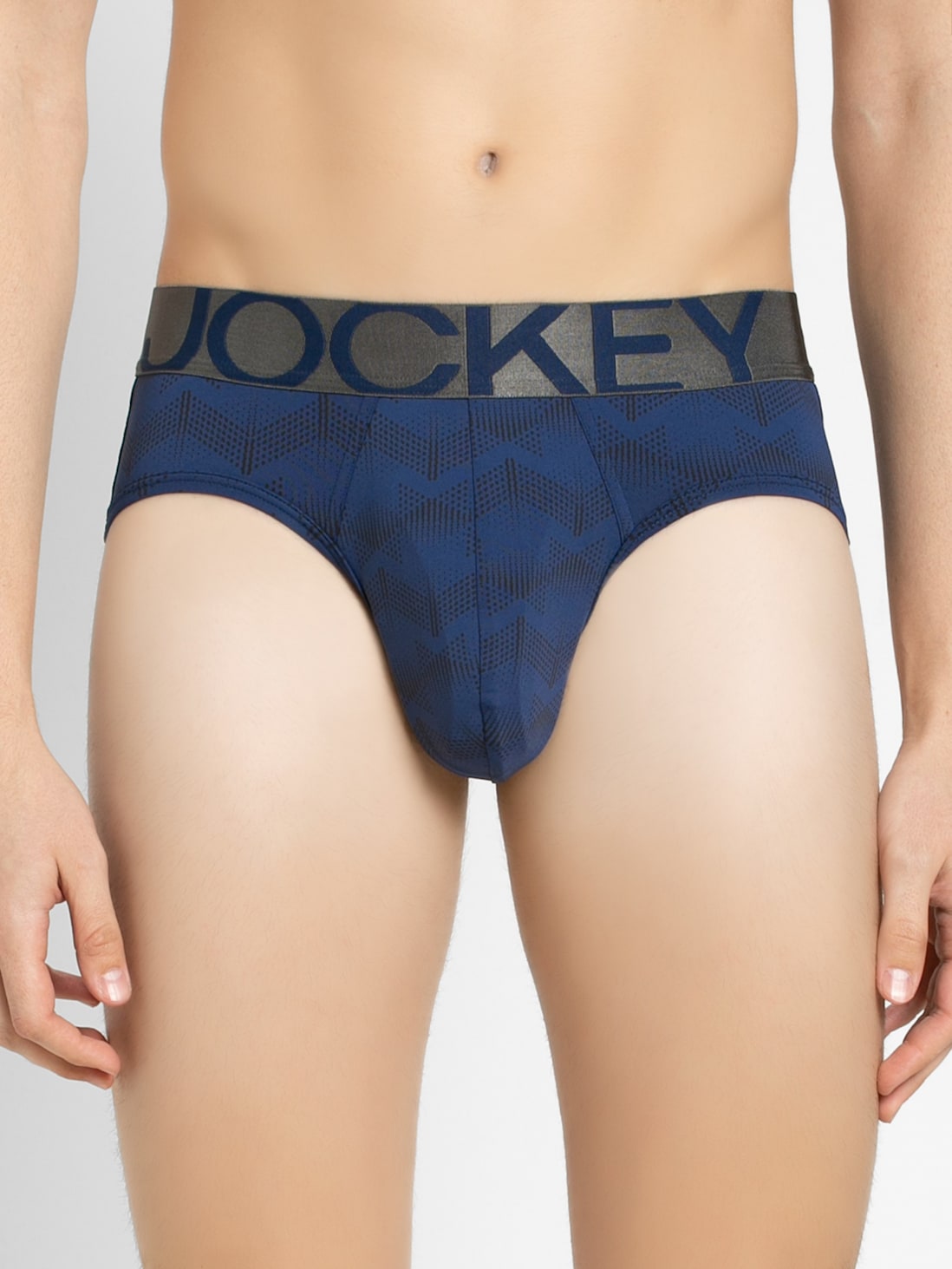 Jockey Men's Dry Fit Printed Brief- IC29