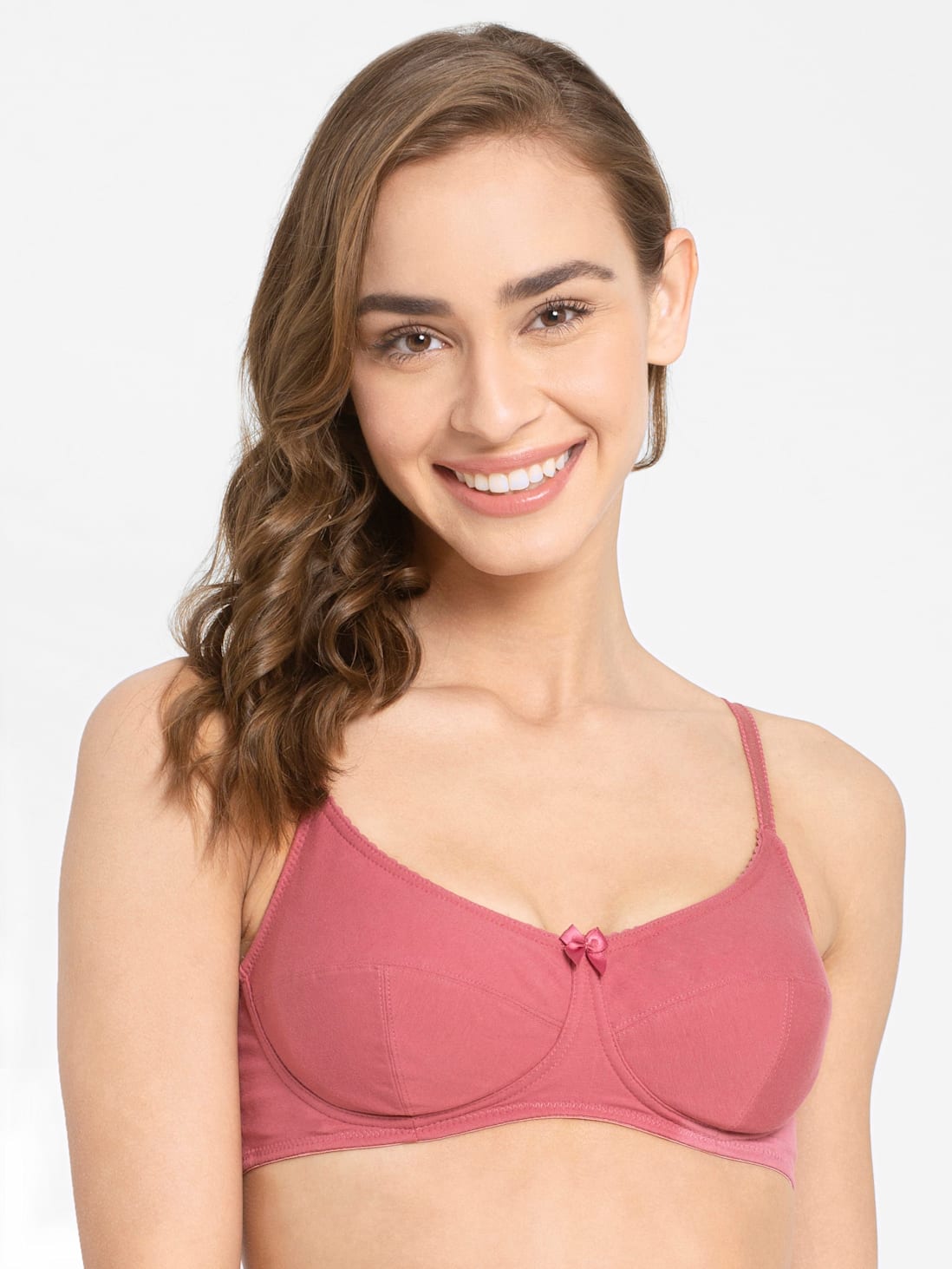 Jockey Women's Wirefree Non Padded Full Coverage Bra- 1615