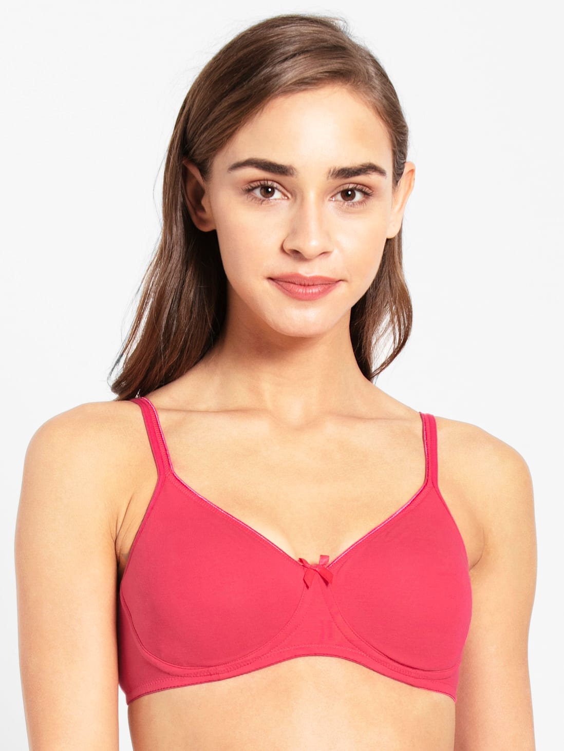 Jockey Women's Wirefree Non Padded Bra with Concealed Shaper Panel- 1722