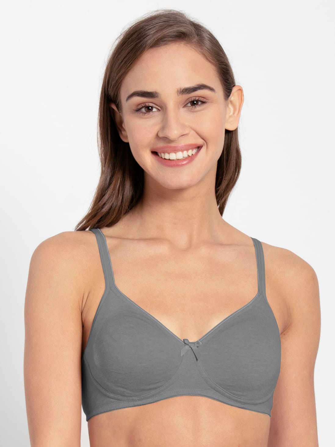 Jockey Women's Wirefree Non Padded Bra with Concealed Shaper Panel- 1722