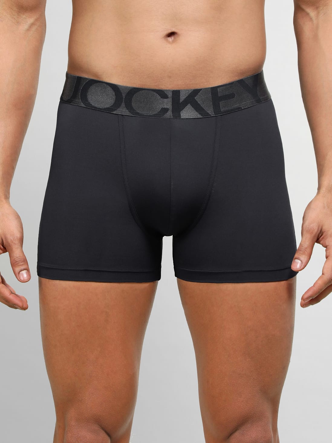 Jockey Men's Dry Fit Solid Trunk- IC28