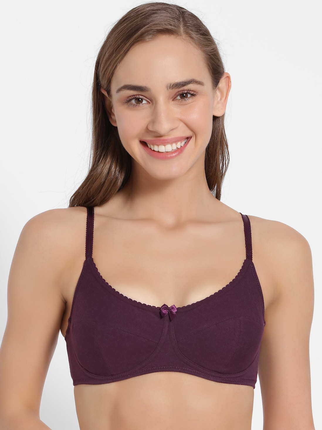 Jockey Women's Wirefree Non Padded Full Coverage Bra- 1615