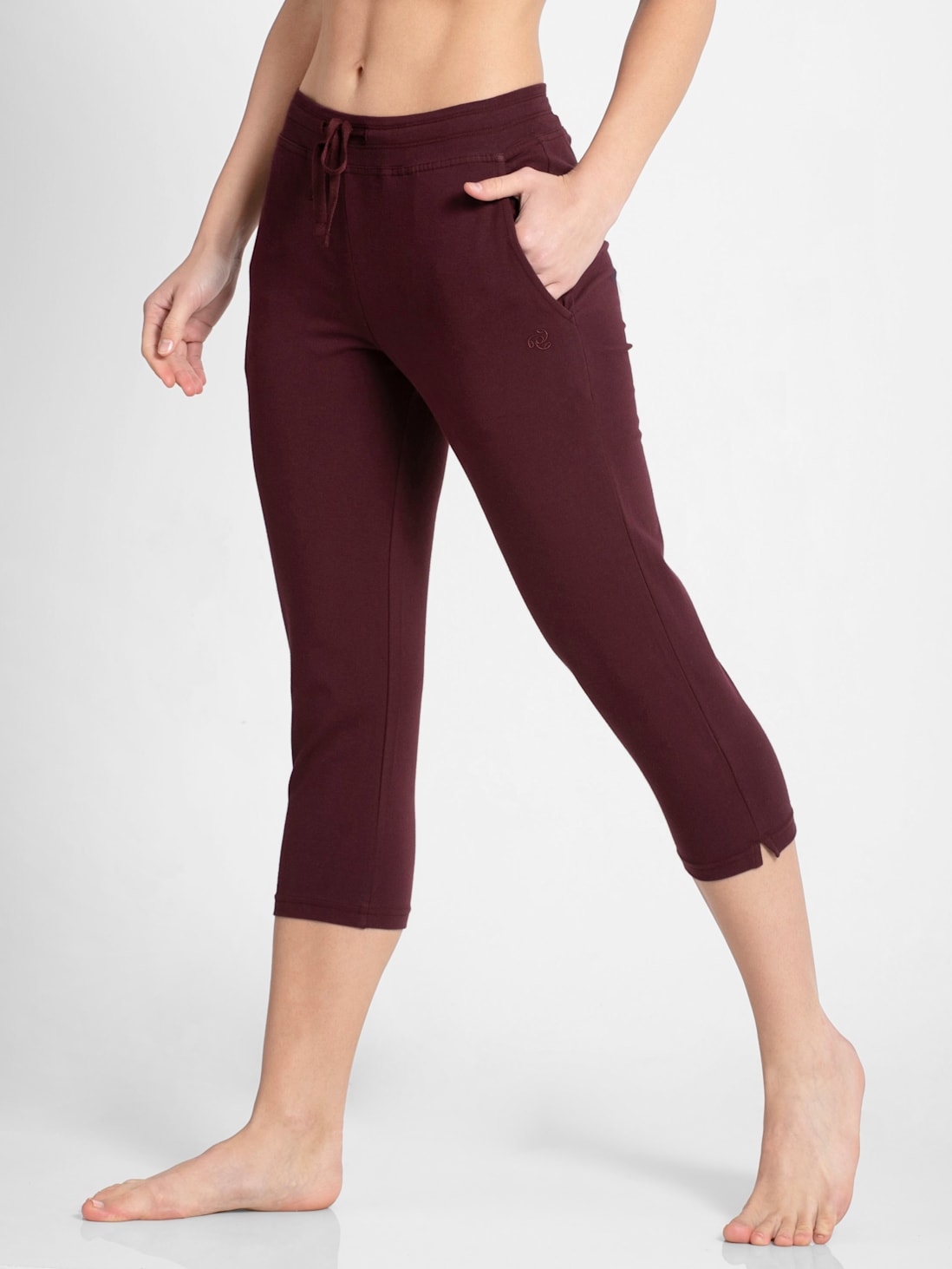 Jockey Women's Capri with Side Pockets- 1300