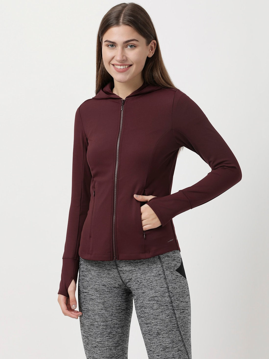 Jockey Women's Microfiber Hoodie Jacket- MW31